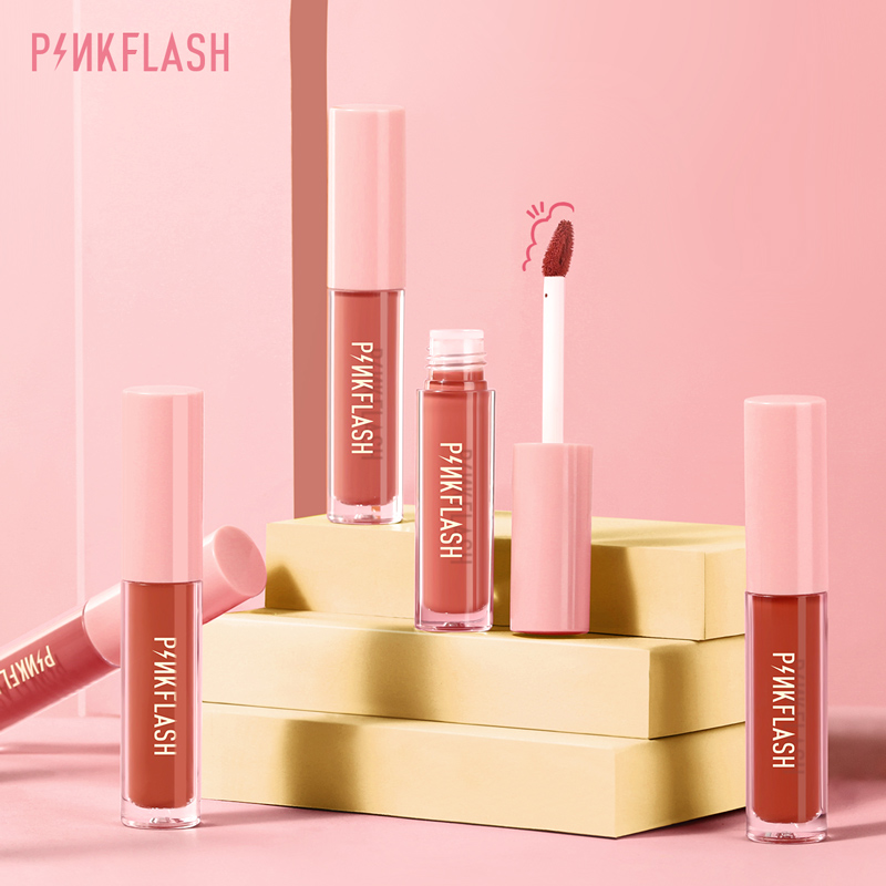 PINKFLASH OhMyKiss Liquid Lipstick Soft Matte VE Moisturising Long Lasting Cruelty-Free