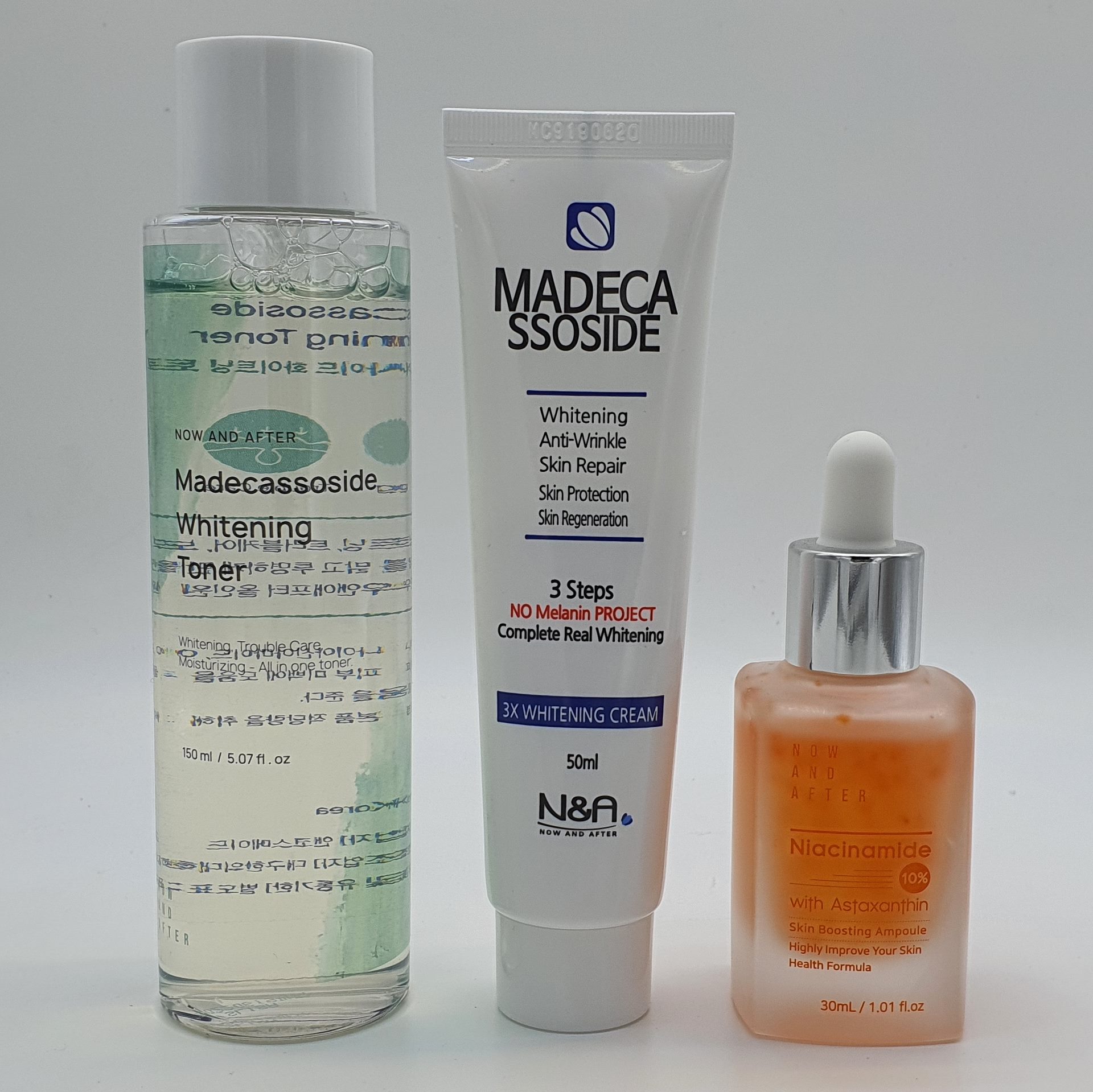 NOW AND AFTER Set(Toner,Ampoule,Cream)